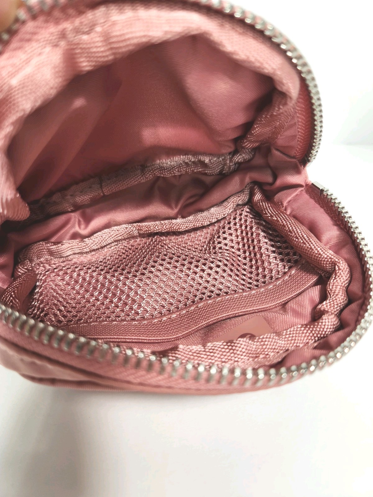 Lululemon Everywhere Belt Bag Nano Pink Zip-Around Pouch Bag Charm Key Ring