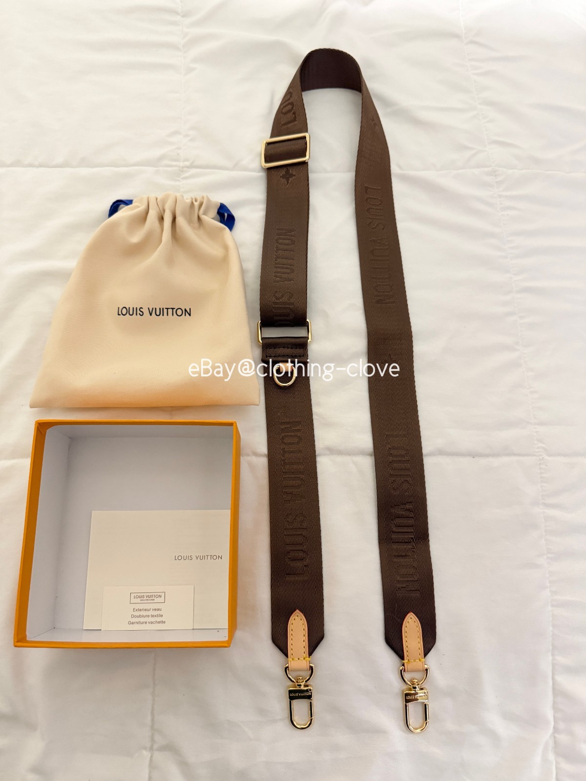 Louis Vuitton Shoulder Strap Adjustable Crossbody Shoulder Replacement Strap
