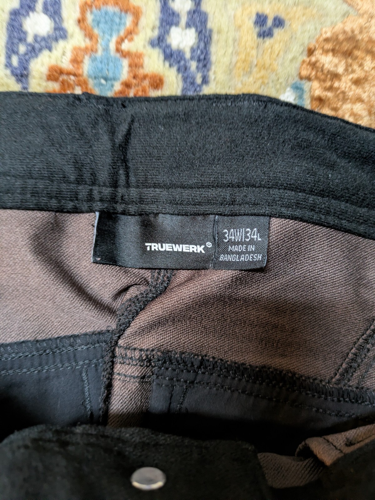 Truewerk T1 WerkPant, 34×34, Stretch Cargo Pants, Workwear