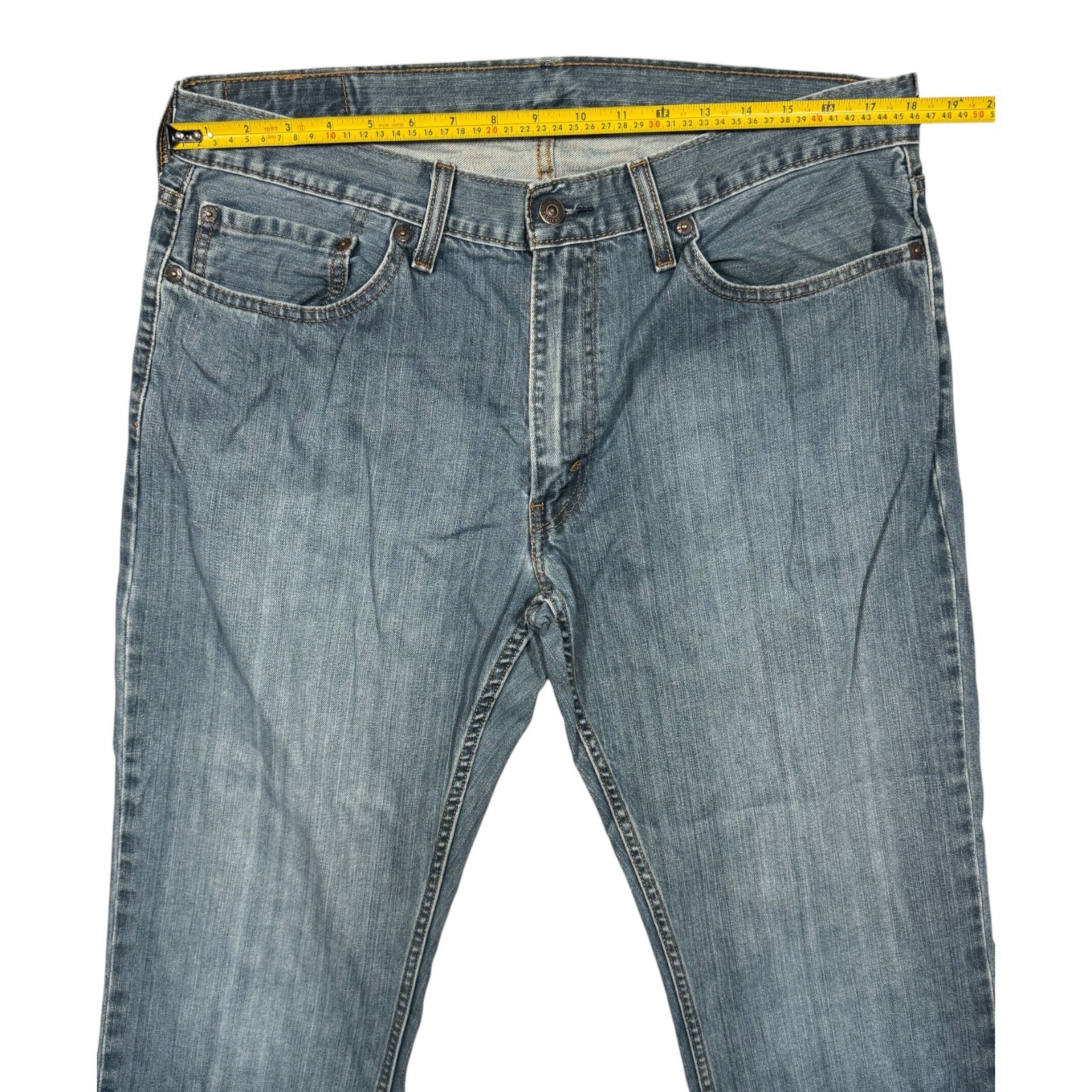 Levi’s 559 Blue Straight Leg Relaxed Fit Zip Fly Men’s Jeans Size 36W 32L
