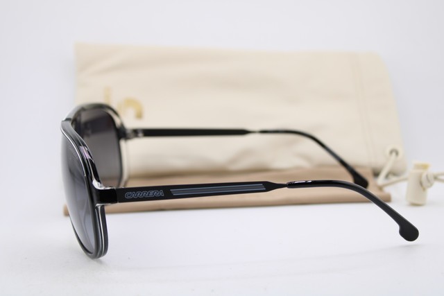 NEW CARRERA 1050/S 80S9O BLACK GREY GUNMETAL AUTHENTIC SUNGLASSES 63-10