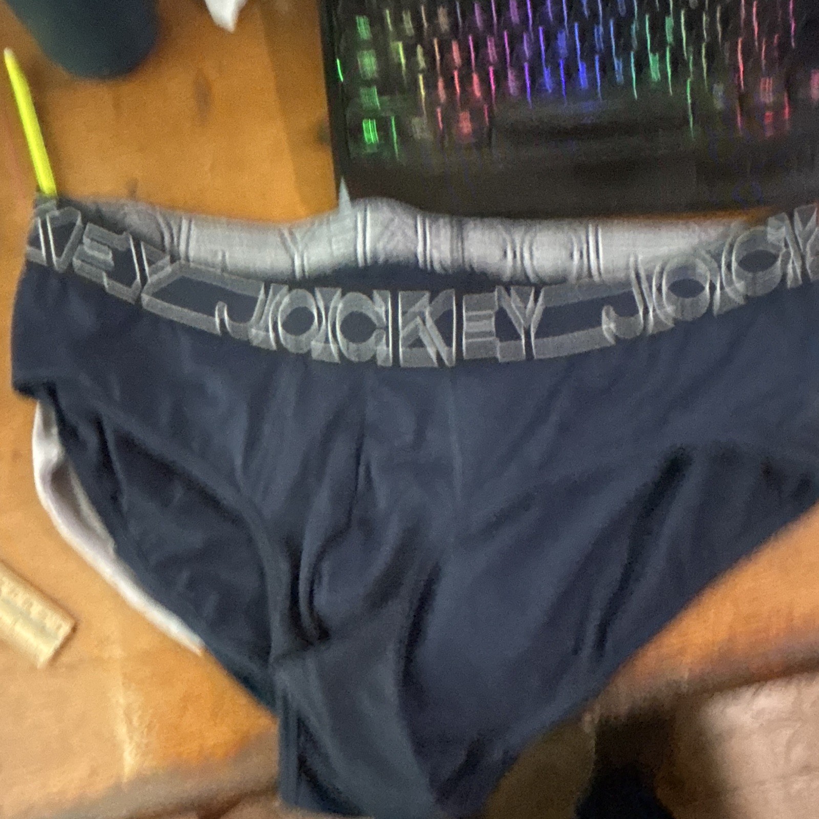 Jockey Active Micro Brief 3-Pack Microfiber Stretch Briefs XL Multicolor Logo