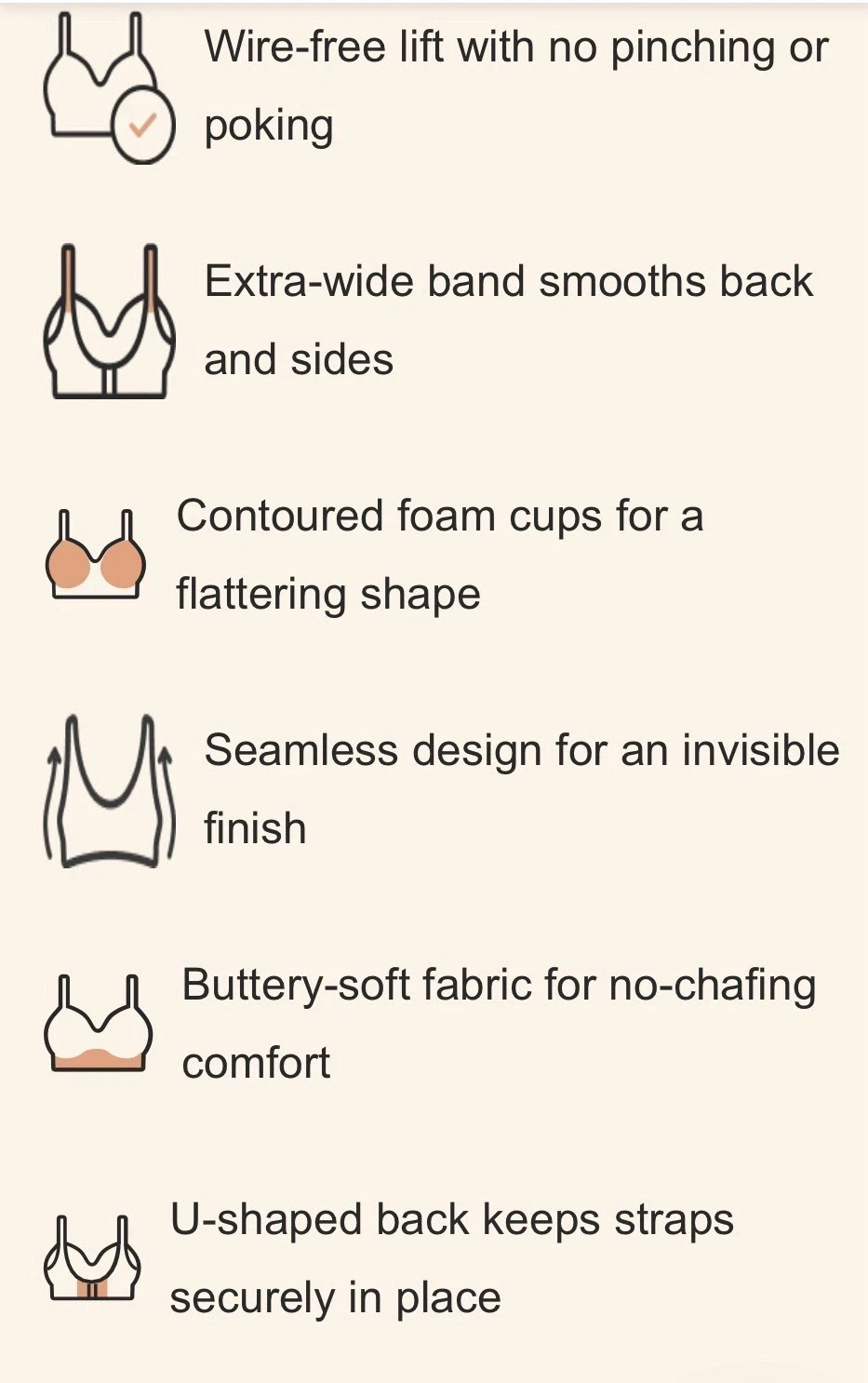 NWT Truekind® Supportive Comfort Wireless Shaping Bra, S-4XL (9), Wireless Bra