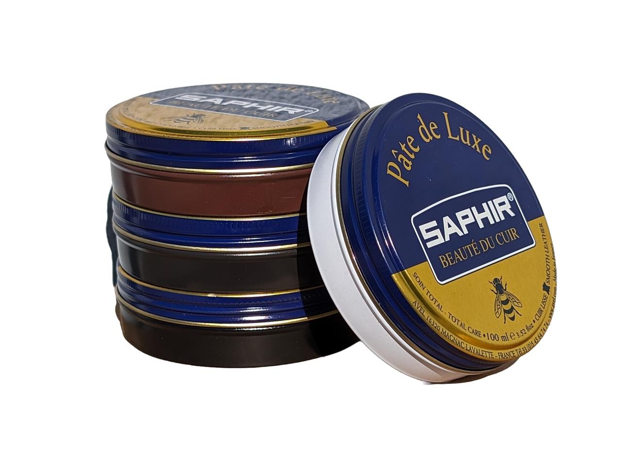 Saphir Pate de Luxe Wax Polish (100 ml / 3.52 fl oz)