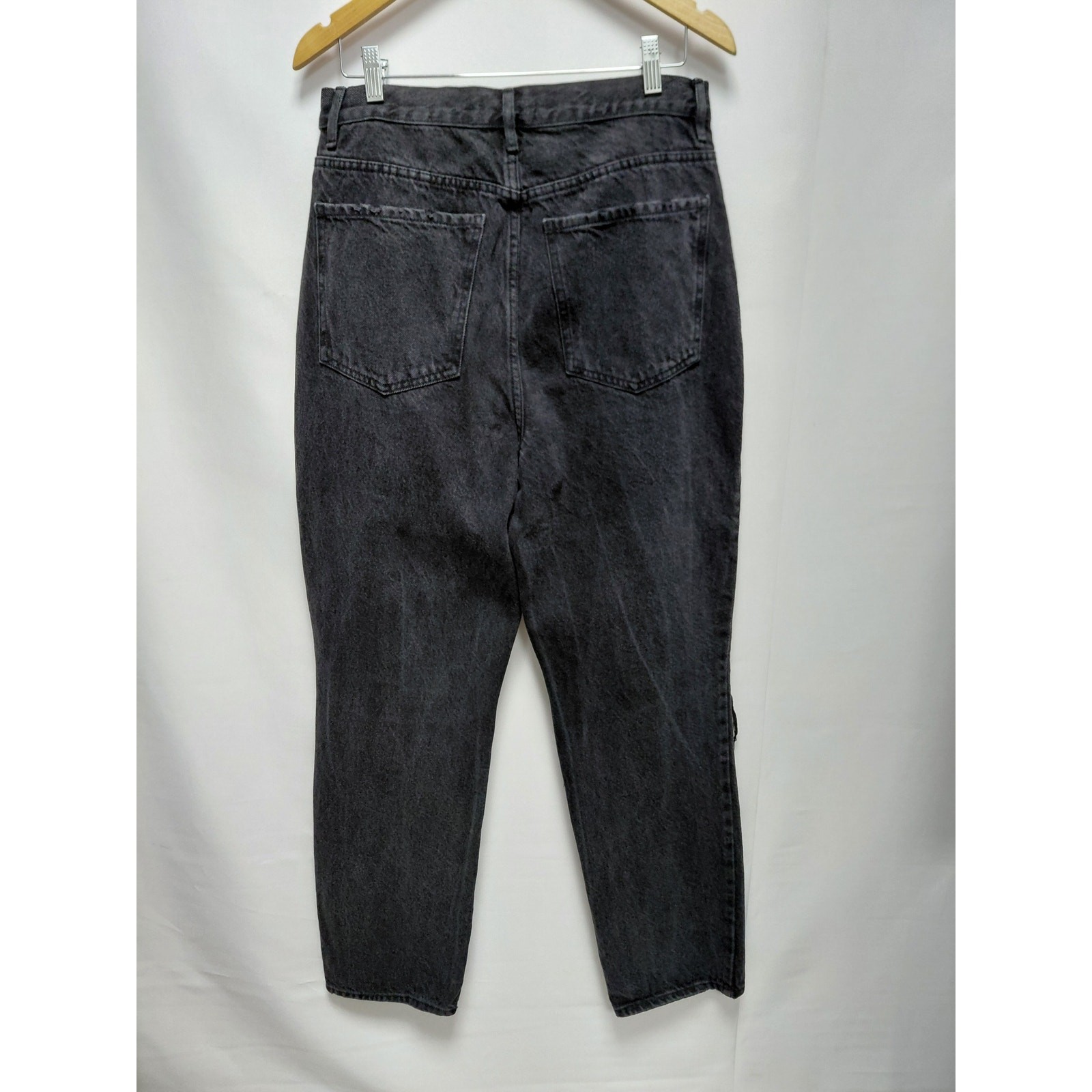 PacSun Distressed Black Jeans Mid (10-12 in) Regular Denim Womens