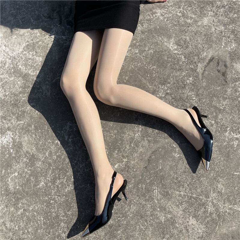 Women Sexy Oil Shiny Glossy Pantyhose Tights Ultra Sheer Hosiery Stocking Tights
