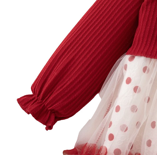 Baby Girl Dress, Cute Polka Dot Children’S Clothing Suitable For Babies Aged 6M