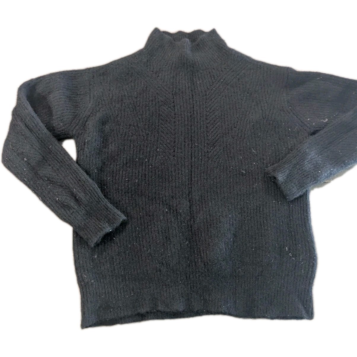 Charter Club Black Cashmere Sweater Womens S Small 100% Cashmere Long Sleeve Top