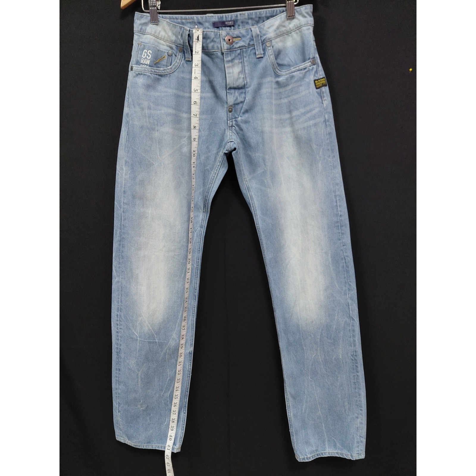 G-Star Raw Denim Jeans Light Wash Mid (10-12 in) Regular Men