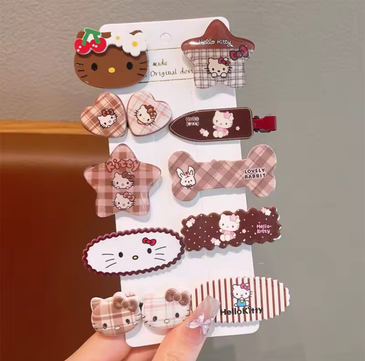 Kawaii Hello Kitty Hair Clips For All Hair Types Anime Cute Hair Stylers Gift