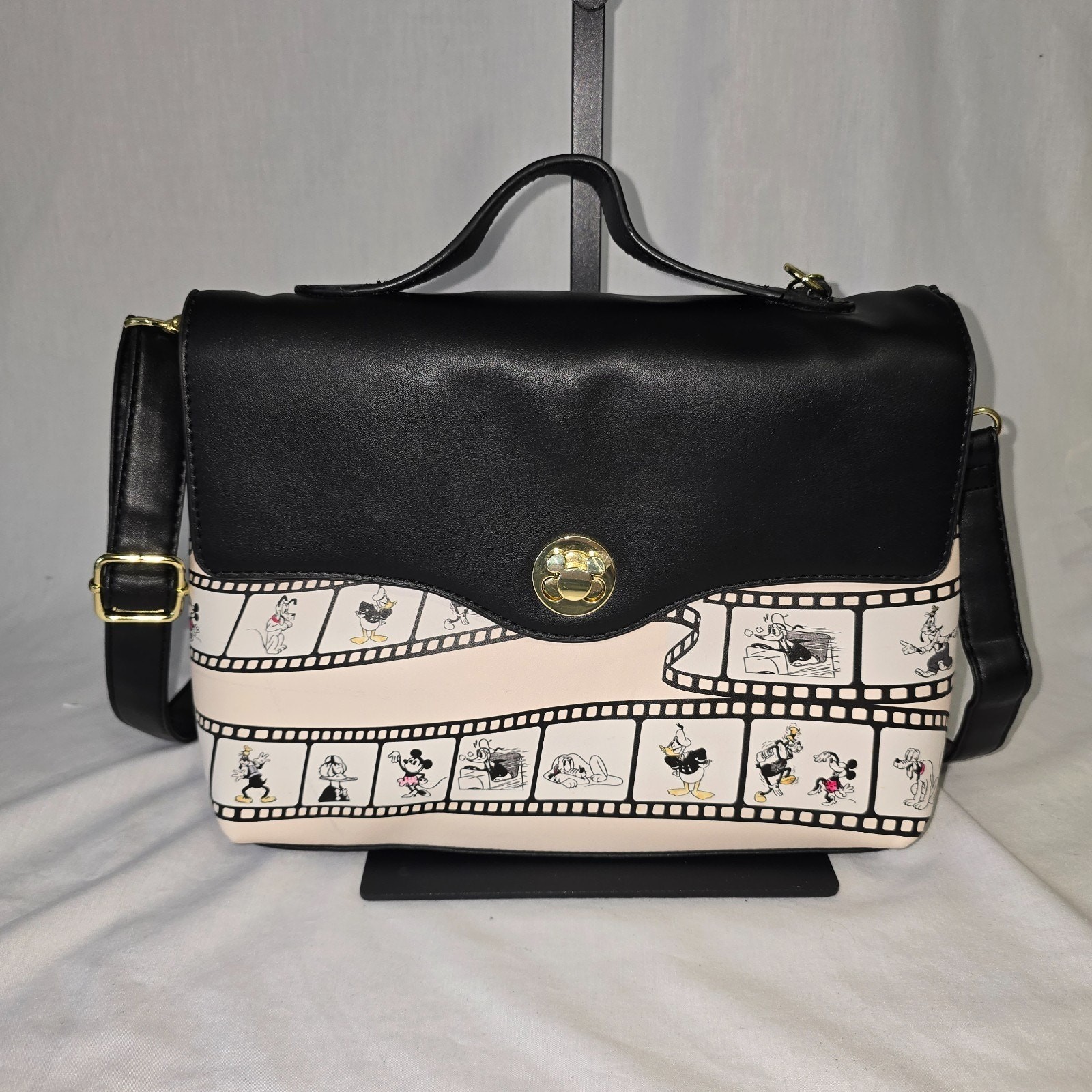 Her Universe Disney 100 Year Anniversary Satchel Mickey Mouse Friends Reel NWOT