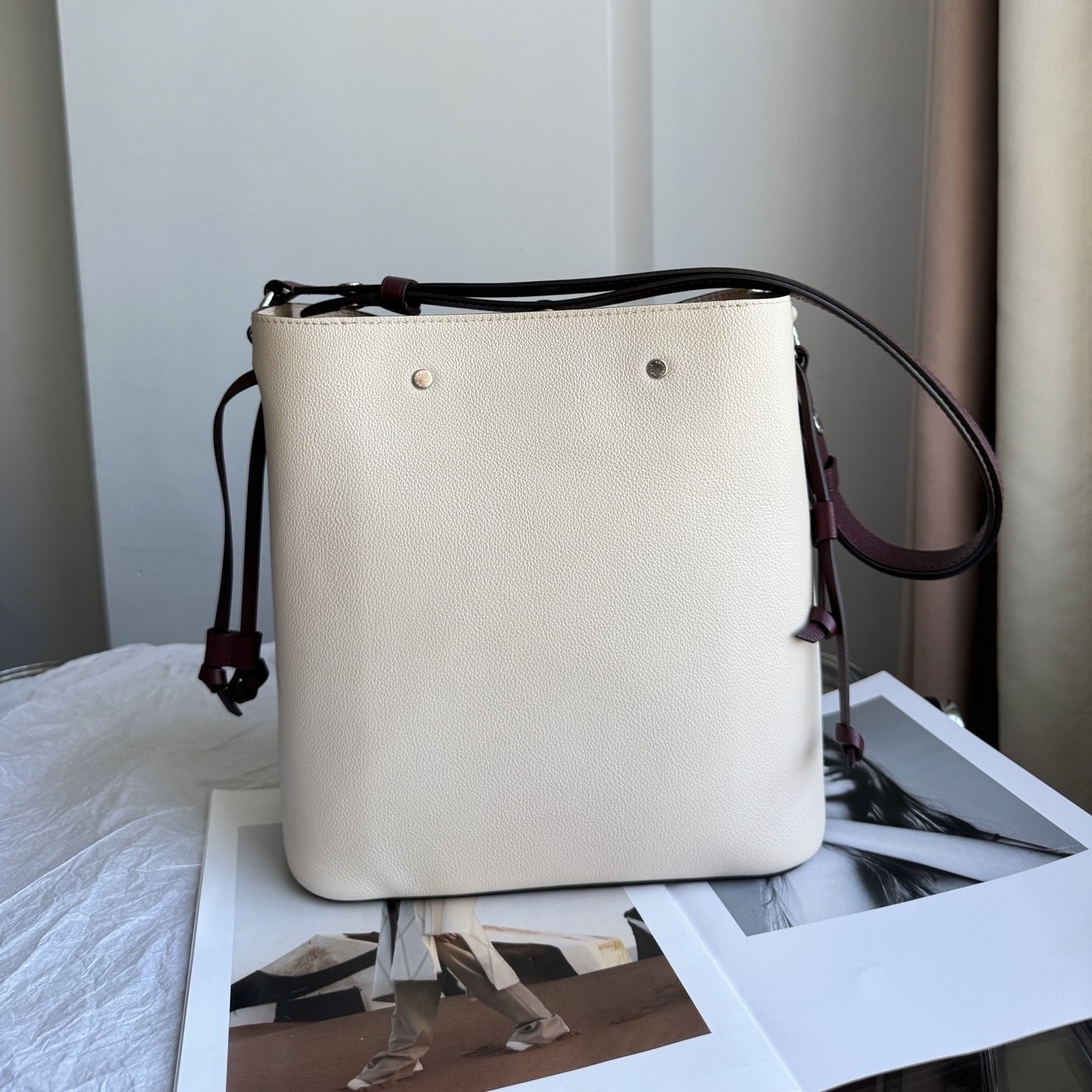 Louis Vuitton Pre-Owned Authentic Bucket Bag Colorblock Silver