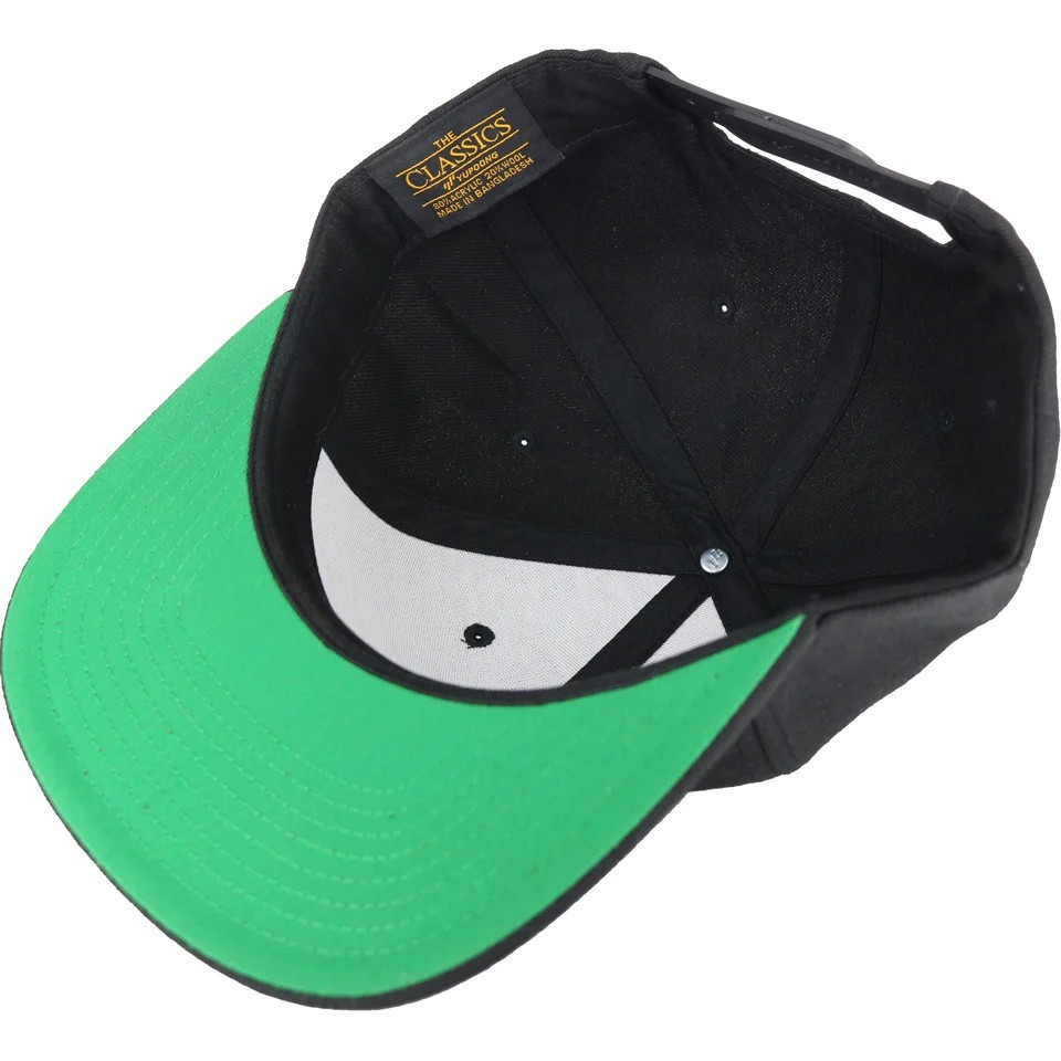 Yupoong Classic Snapback Hat Baseball Cap Plain Blank Snap Back 6089 Adjustable