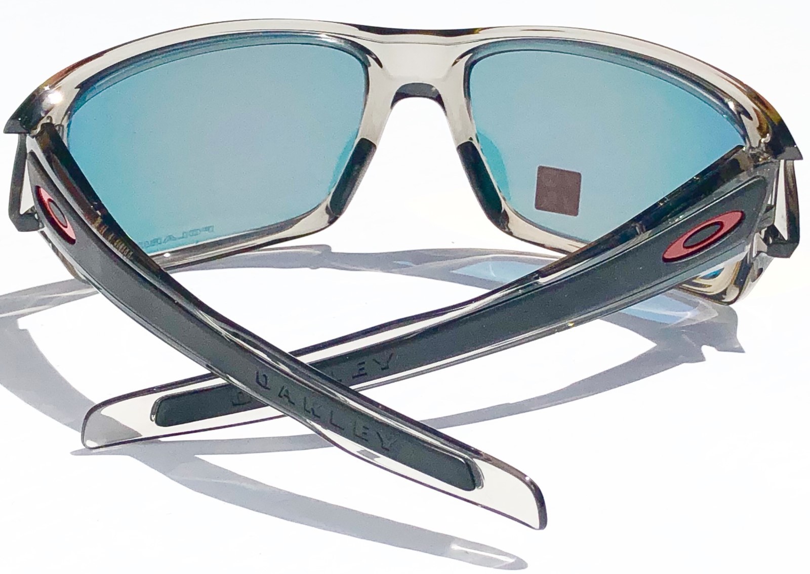 NEW Oakley TURBINE Grey Smoke POLARIZED PRIZM Ruby Iridium Sunglass 9263-57