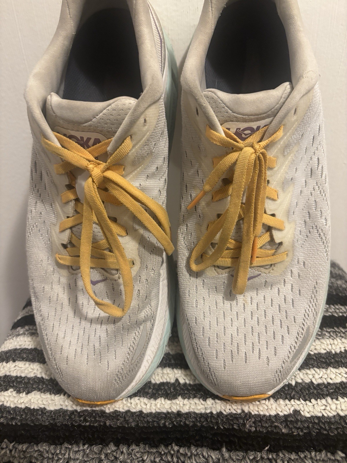 Size 11B – Hoka One One HOKA Clifton 8 Blanc De Blanc W 1119394 BDBW FE1221J
