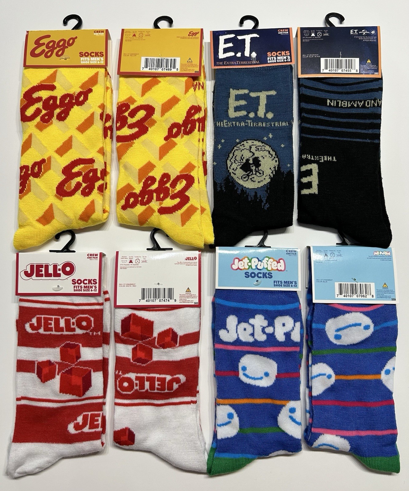 New Style Odd Sox Crazy Funny Novelty Crew Socks Adult Women’s Men’s Size 6-12