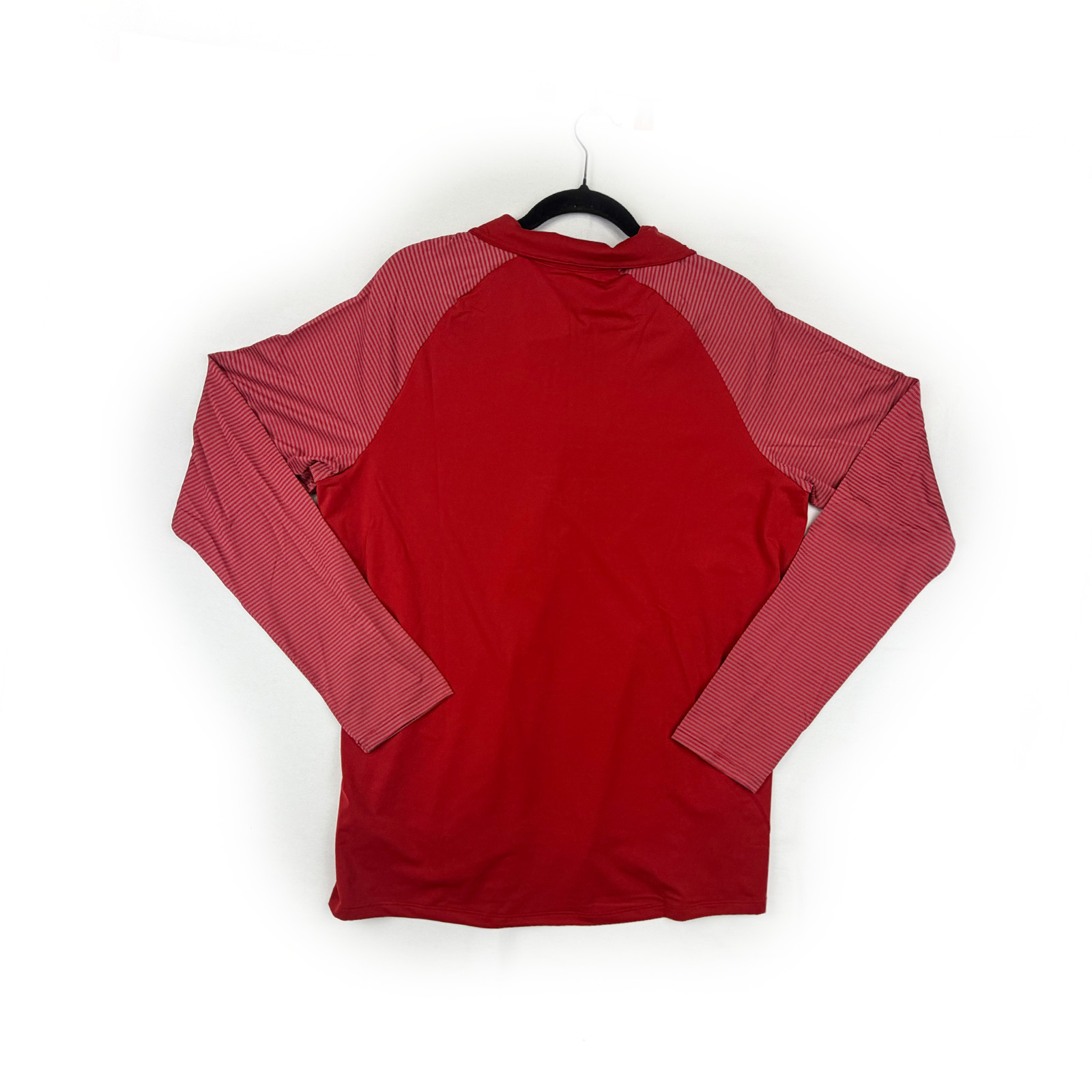 Adidas Women’s 2XL Golf Sweatshirt Red Striped 1/4 Zip Pullover NWT GR4685
