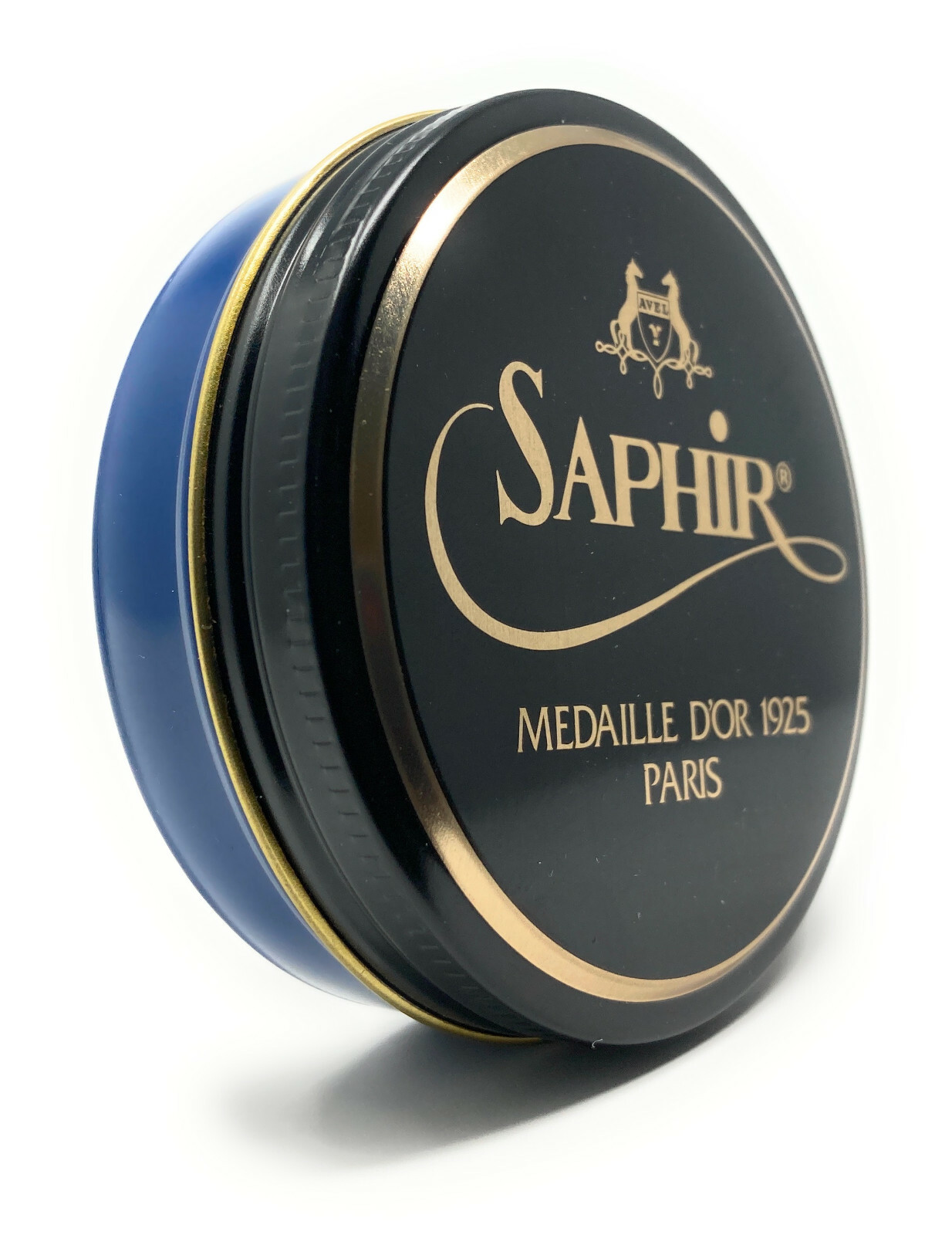 Navy – Saphir Medaille d’Or Pate de Luxe Shoe Polish Wax – 50ml Tin