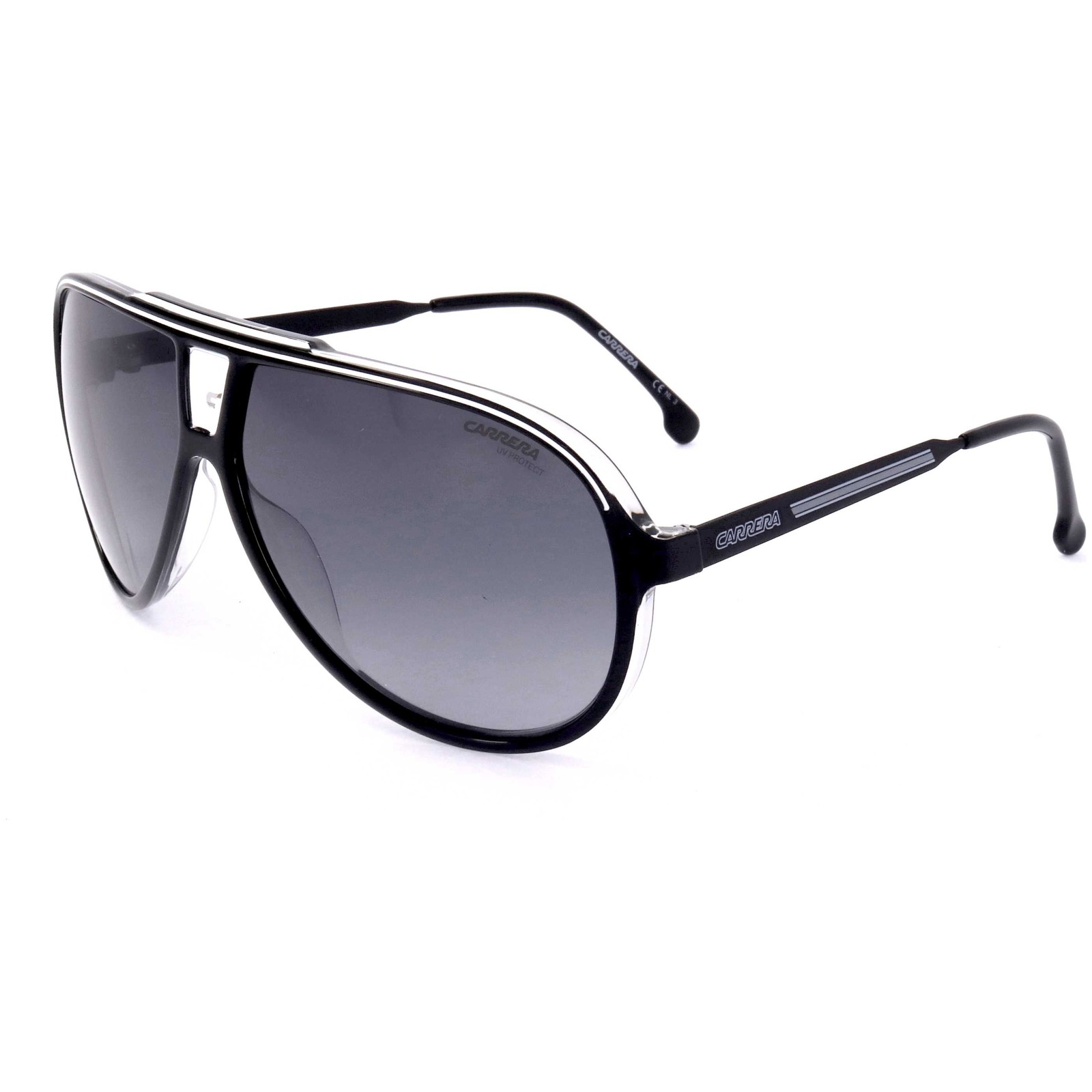 Carrera Men’s 63mm Black White Sunglasses CA1050-S-80S-9O