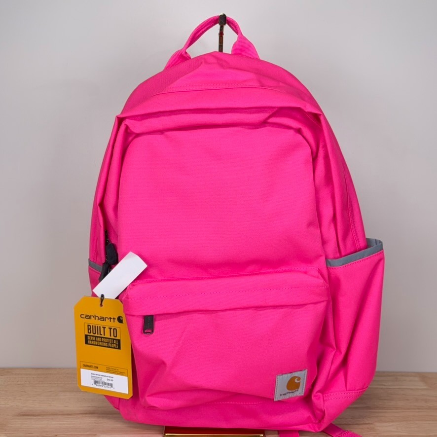 NWT Carhartt 21L Classic Laptop Water Resistant Backpack – Pink Glow