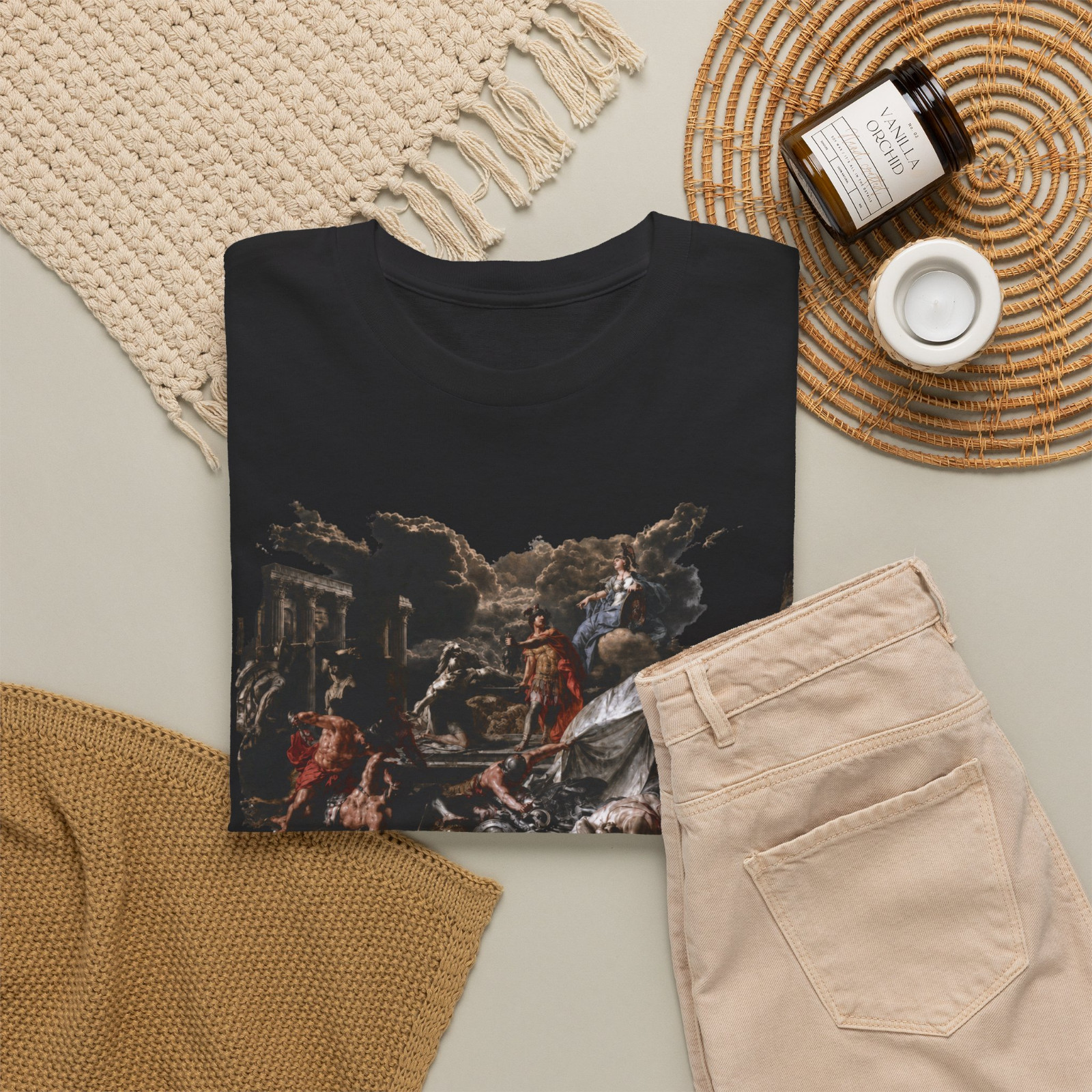 Ancient Roman Battle Glory Art Graphic T-Shirt