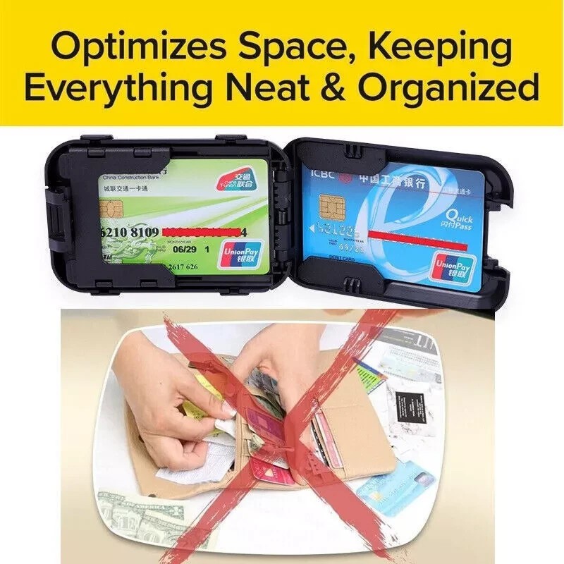 Slim Mint Wallet Ultra-Thin RFID-Blocking, AS-SEEN-ON-TV, ID Theft Protection