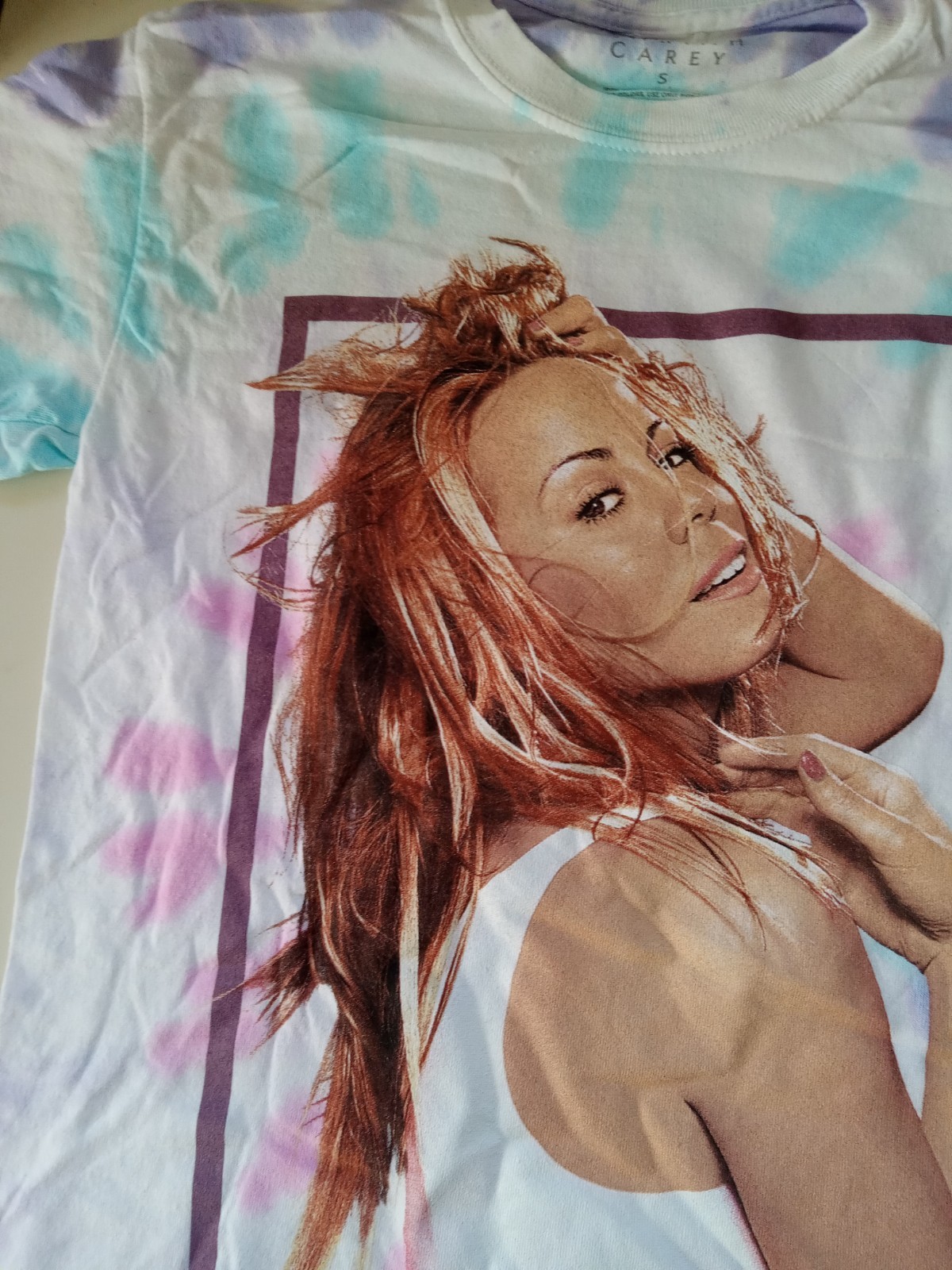 Size Small Mariah Carey Tie-Dye T-Shirt NEW SEE PHOTOS