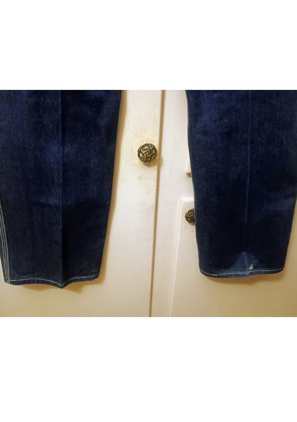 Vintage Sz32 (Actual W28 L29) SERGIO VALENTE RARE V POCKET High Waist Rise Jeans