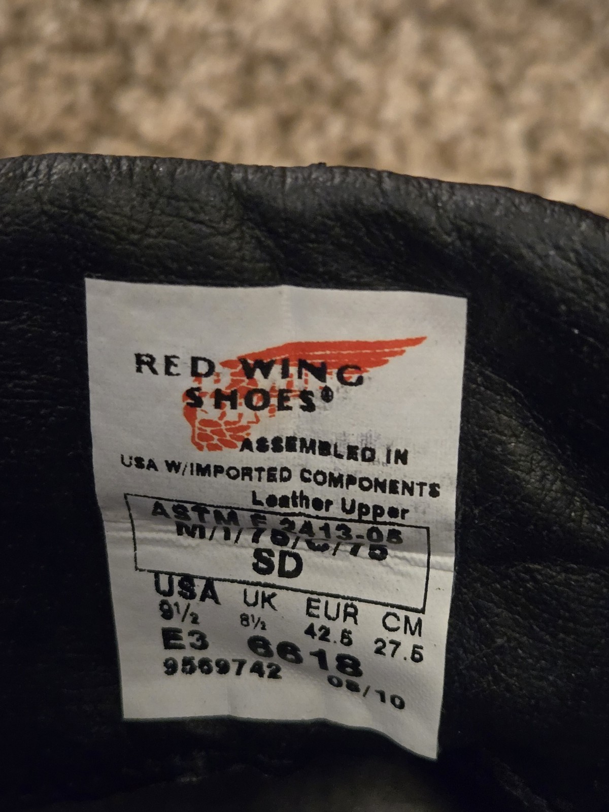 Red Wing 6618 Men’s (Steel Toe, Electro-Static Dissipative, Oil/Chemical Resist)