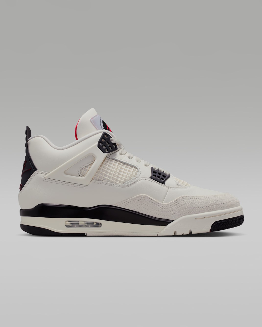 Nike Air Jordan 4 Retro OG FC Shoes Sail Black University Red IM4002-100 Men’s