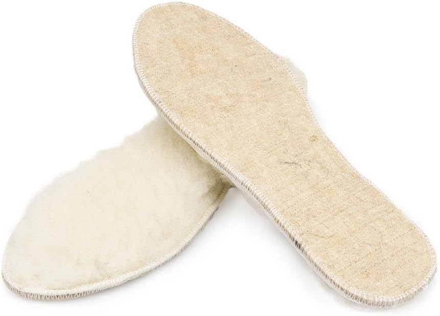 Ultra Soft 100% Sheepskin Insoles – Lightweight, Washable & Cozy Comfort 12×5