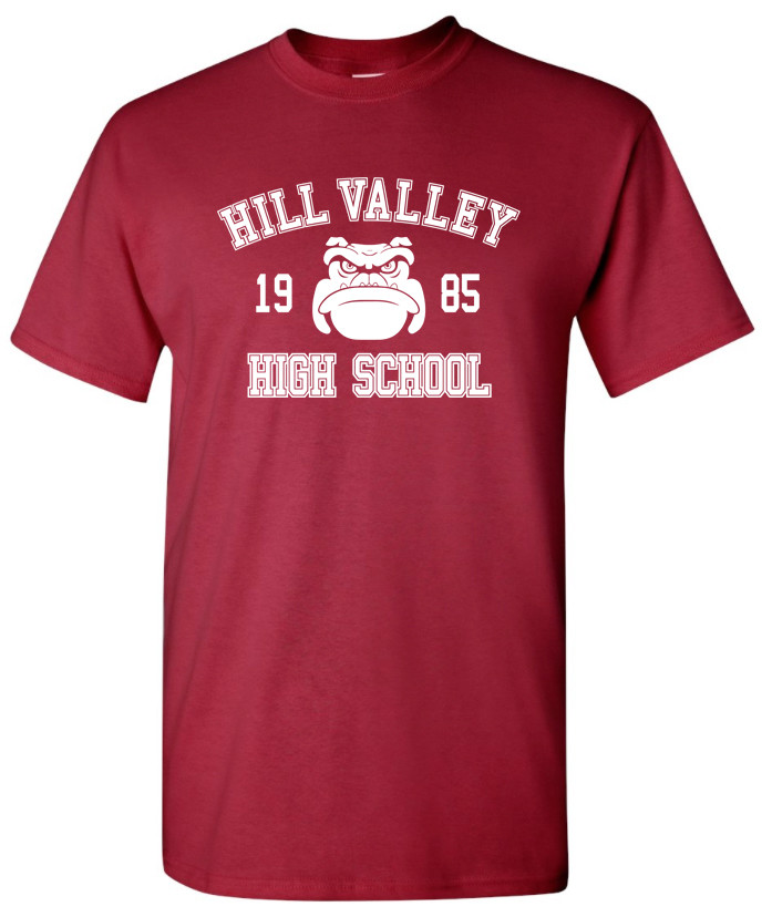 Hill Valley HighT-SHIRT – Back To The Future 80’s movie