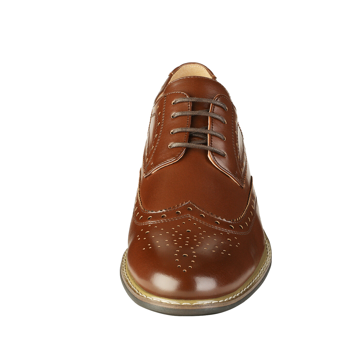 Men’s Dress Shoes Classic Business Formal Oxford Wingtip Lace Up Shoes Size US