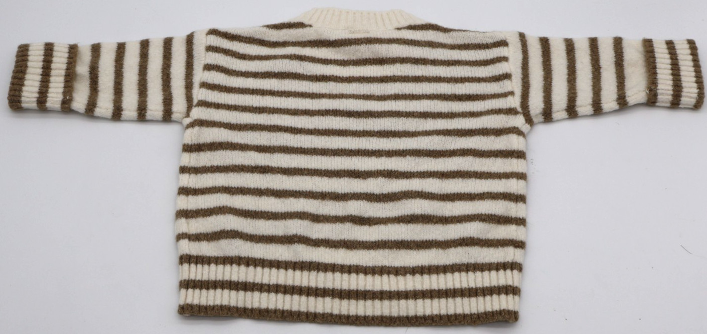 Banana Republic Baby Organic Cotton Cashmere Striped Sweater 6-12 Months NWT