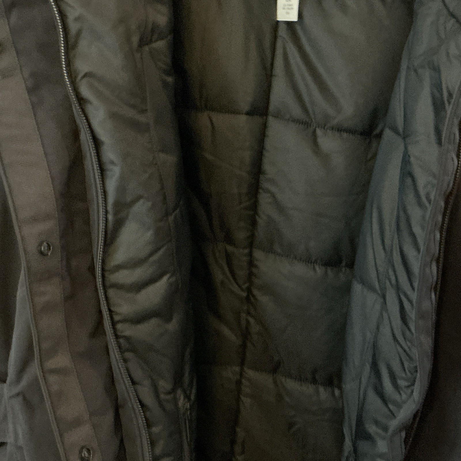 lululemon Women’s Hooded Insulated Belted Long Parka Coat 12 Black