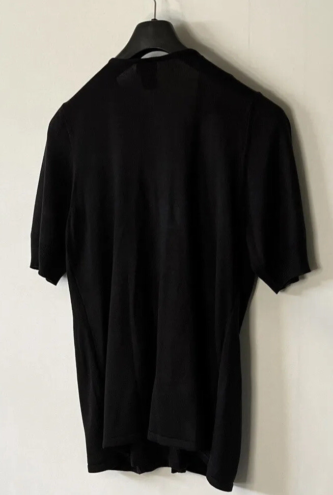 RQT Woman Top Womens Size XL Black Stretch Shirt Ribbed Bead Embellishment