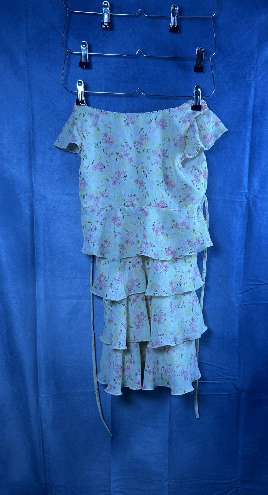 Buyer Girl Y2K 90s Girls Yellow Dress Floral Size 10
