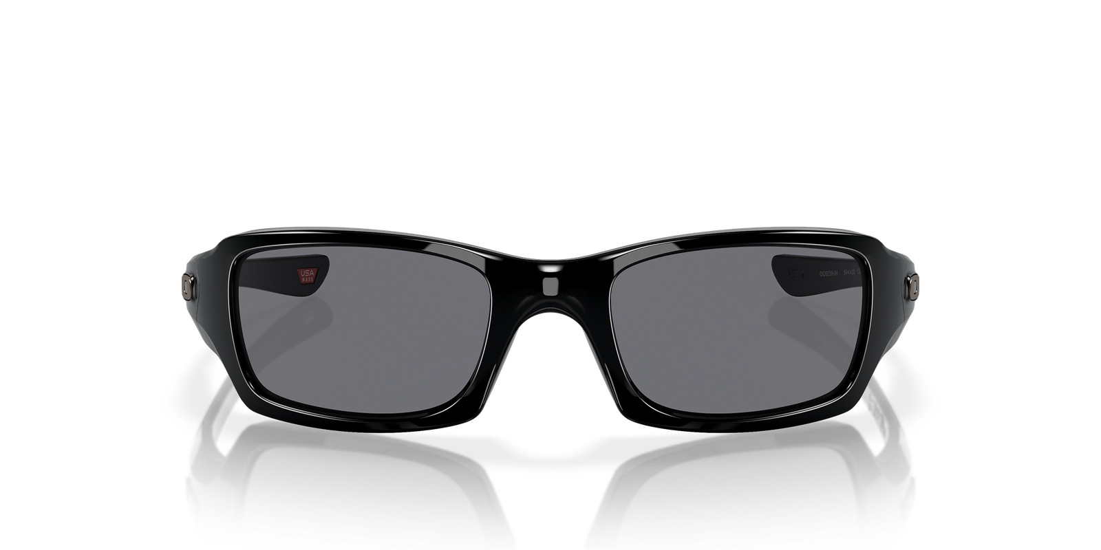 Oakley Fives Squared Polished Black/Grey 54 mm Sunglasses OO9238-0454
