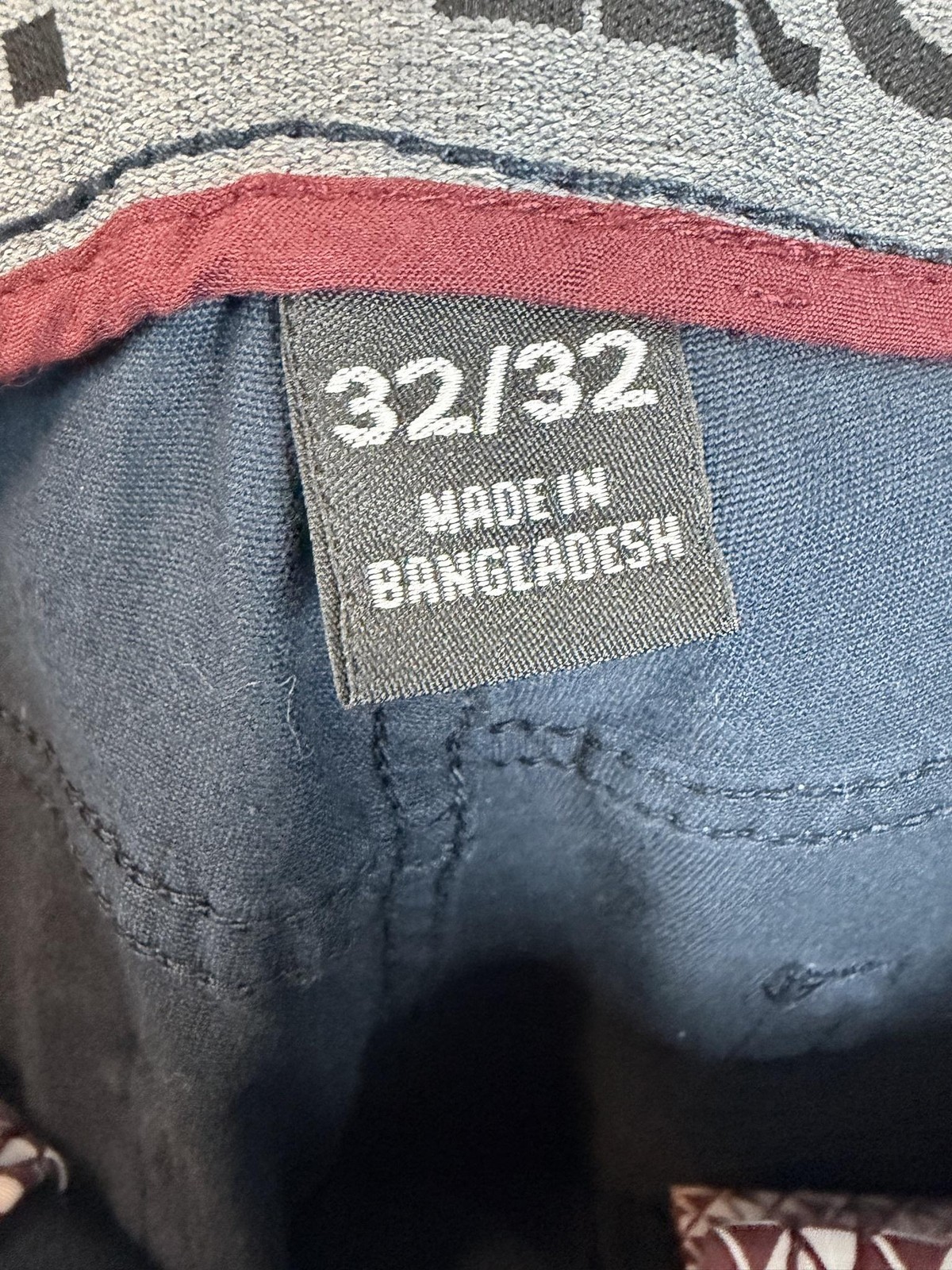 Iron Co. Patriot Pants Mens 32×32 Blue Classic Comfort Straight Leg Chino New