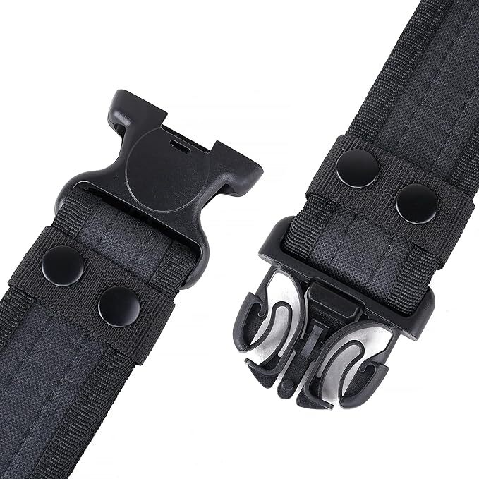 Durable Tactical Belt, Extra long Adjustable & Quick Release Nylon Waist Belts