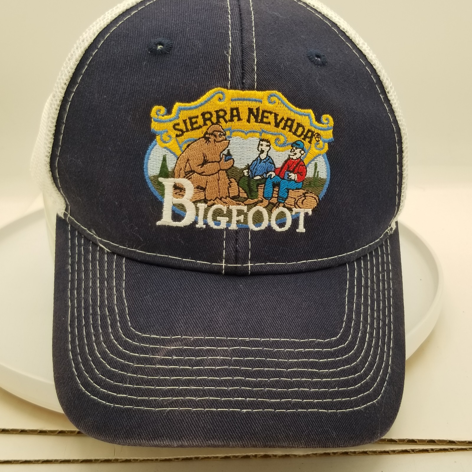 Sierra Nevada BIG FOOT Classic Brewery Beer NC CA Logo SnapBack Trucker Hat
