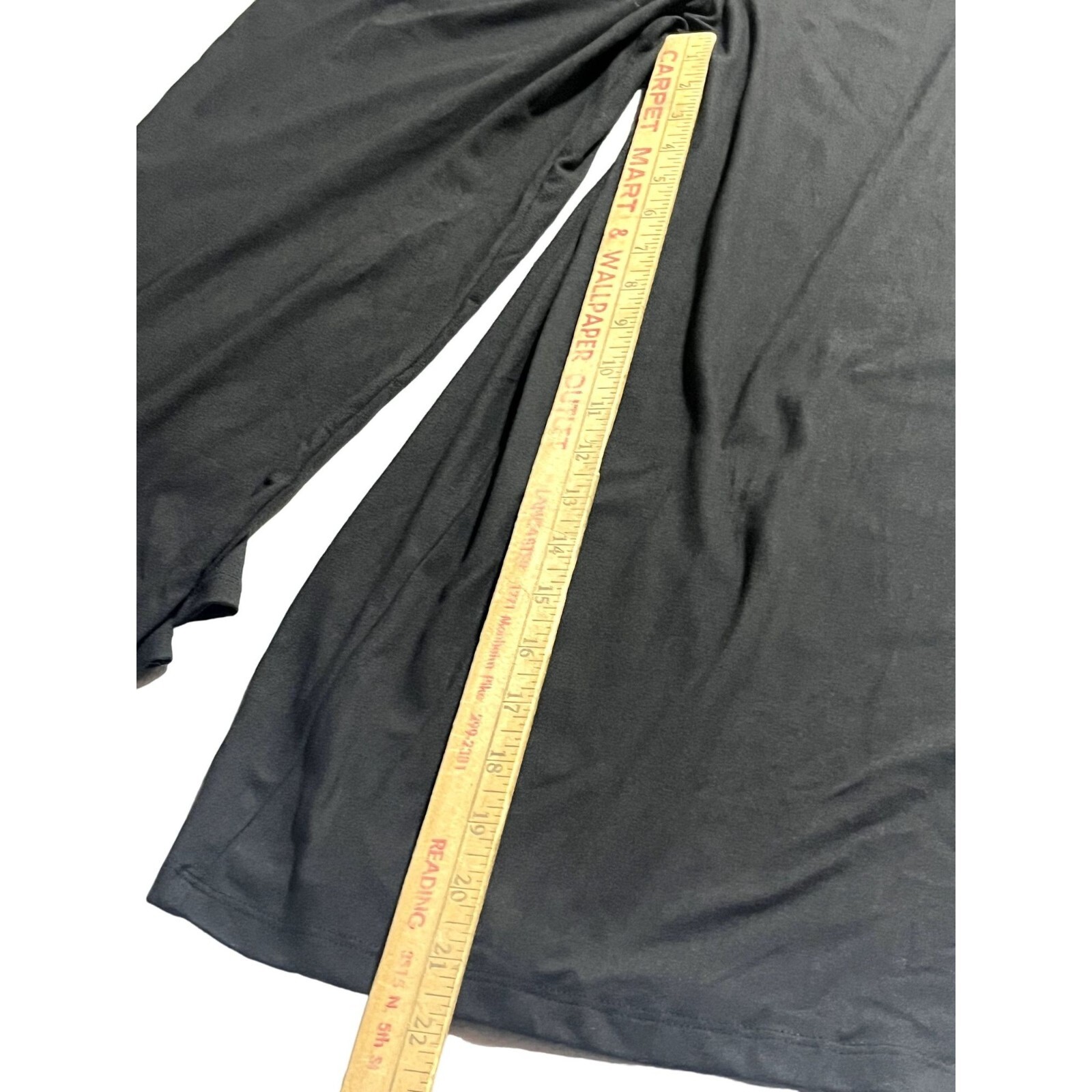 Cuddl Duds Regular Wide Leg Flexwear v-Neck Jumpsuit Black Medium A587647
