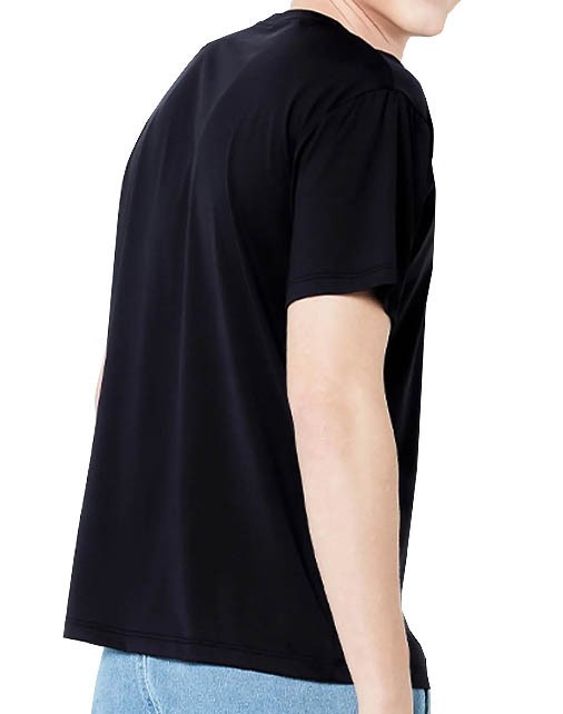 BYC Men’s Classic Black Cotton Undershirts Crewneck T-Shirts Pack of 6
