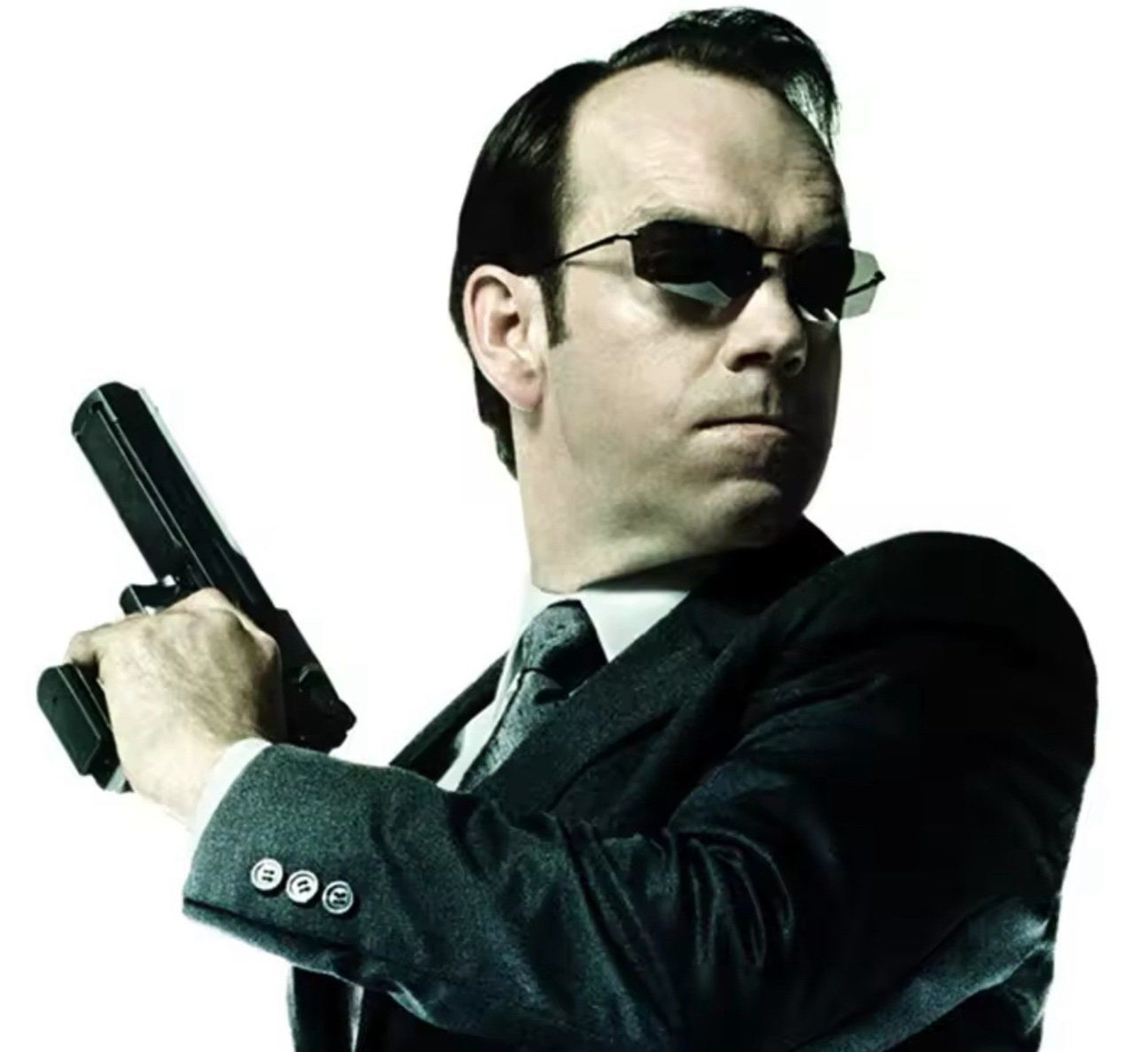 Fashion Cool The Matrix Agent Smith Neo Style Polarized Sunglasses Rimless
