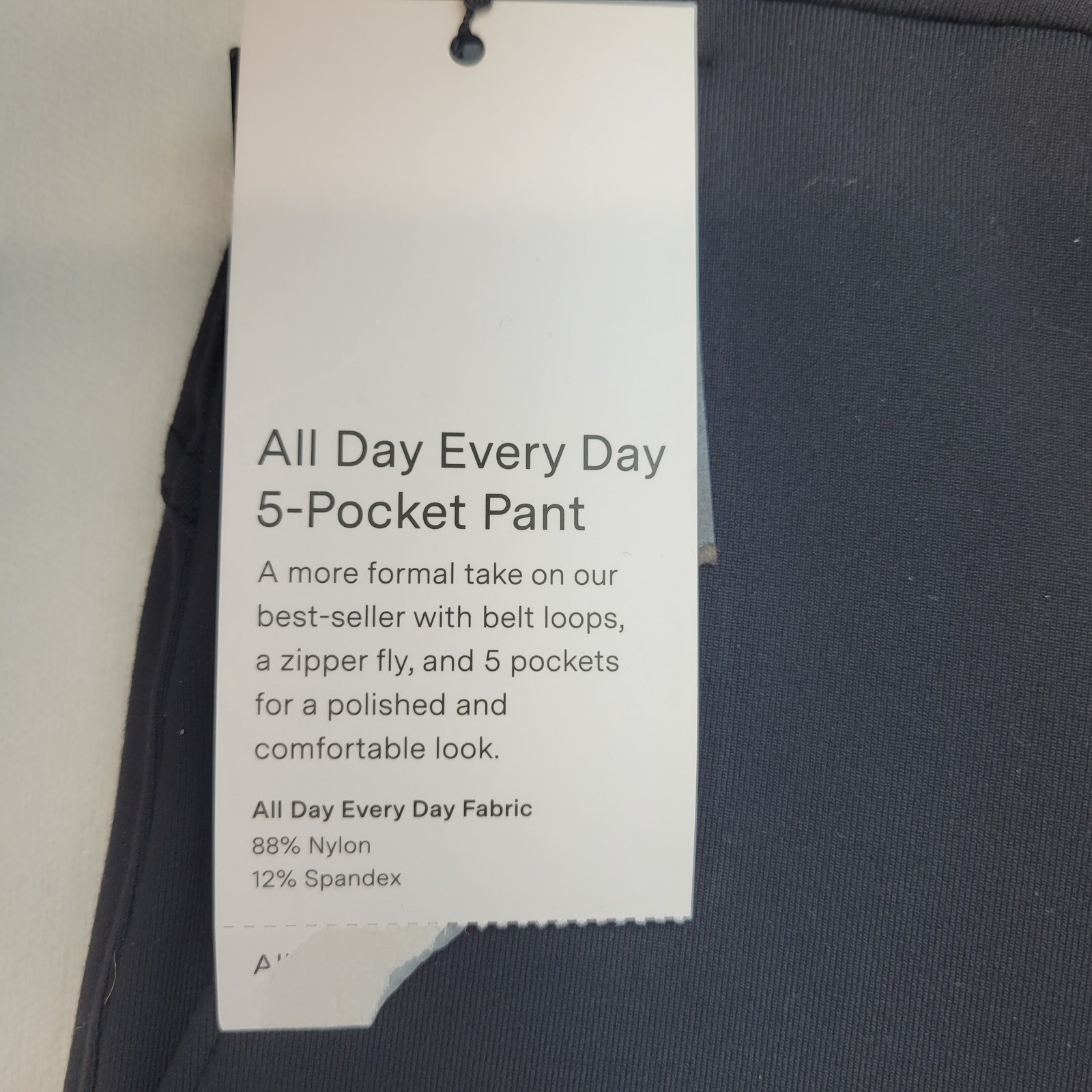Public Rec All Day Every Day 5-Pocket Pants Mens 32×30 Black Tapered Chino