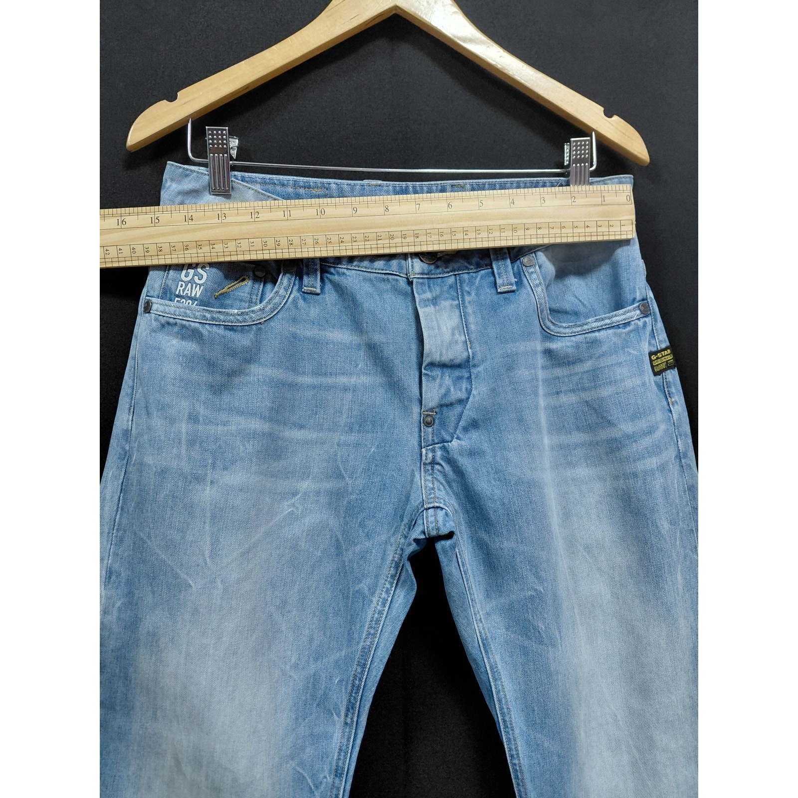 G-Star Raw Denim Jeans Light Wash Mid (10-12 in) Regular Men