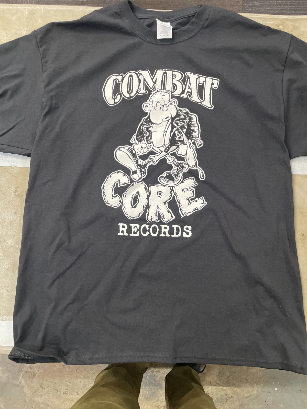 Combat CORE shirt punk hardcore kbd Circle Jerks Agnostic Front Exploited GBH BK