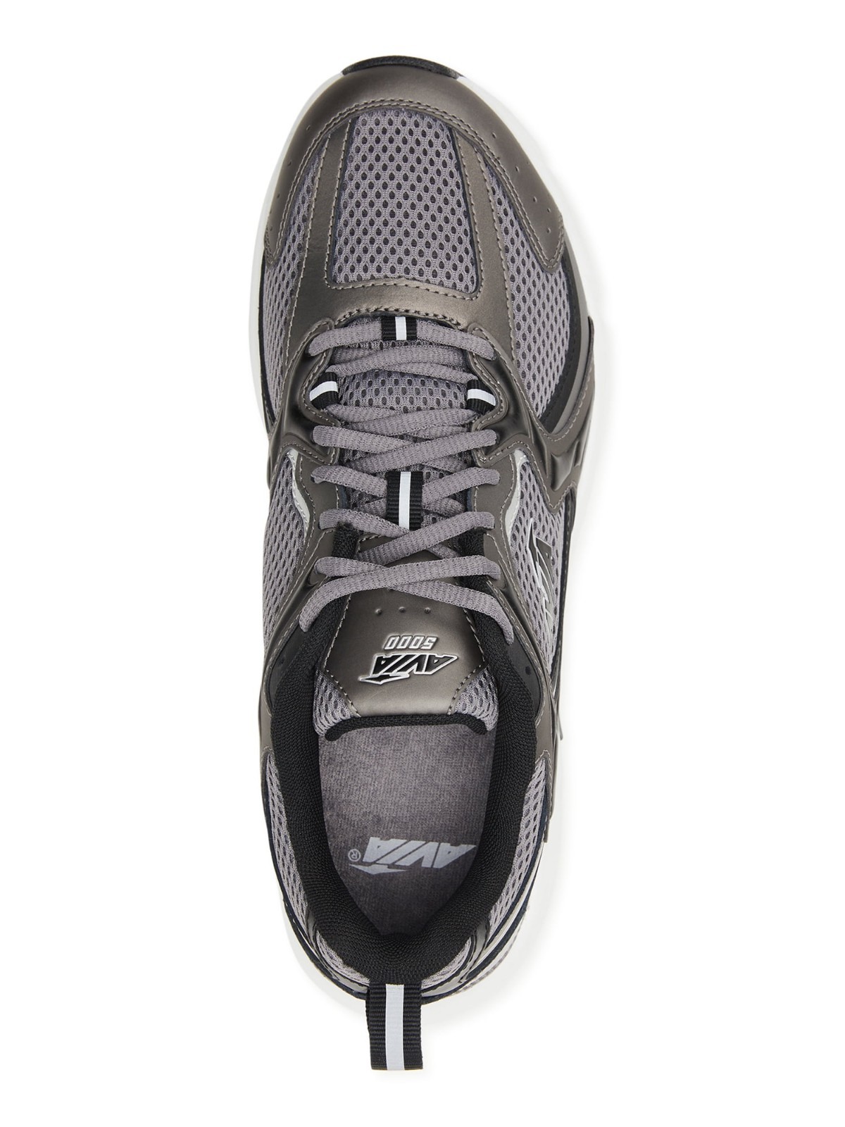 Avia Men’s 5000 Athletic Performance Running Sneakers, Medium Width, Gray, New