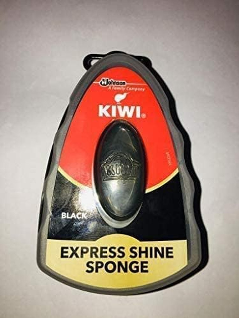 Kiwi Express Shoe Shine Sponge, Black and Neutral 0.2 Fl Oz (Black & Neutral (1