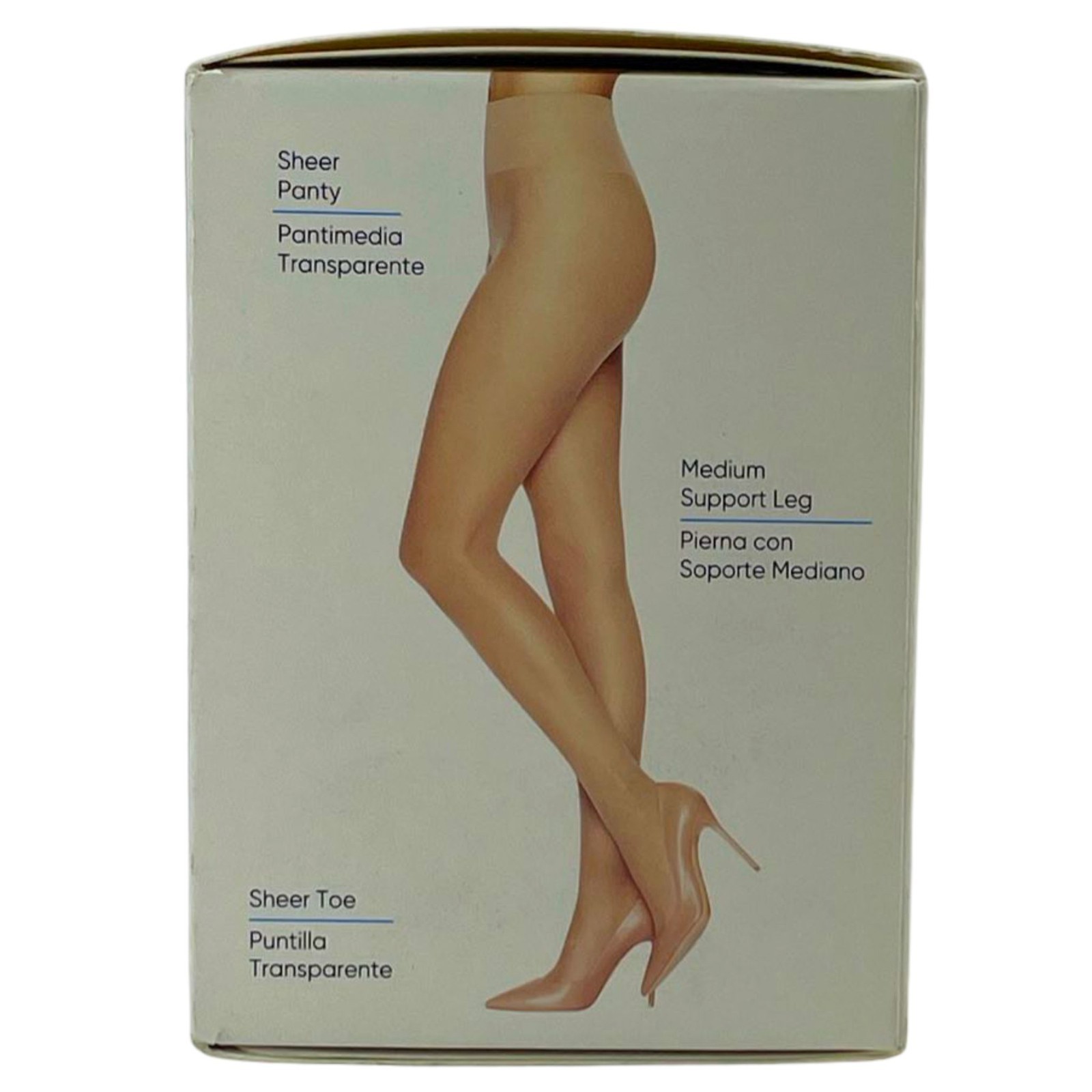 L’eggs Sheer Energy Medium Support Sheer Panty Compression Tights Suntan Size Q